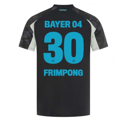 Fotbalové Dres Bayer Leverkusen Jeremie Frimpong #30 Alternativní 2024-25 Krátký Rukáv